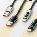 Braid Smart data cable with led display
